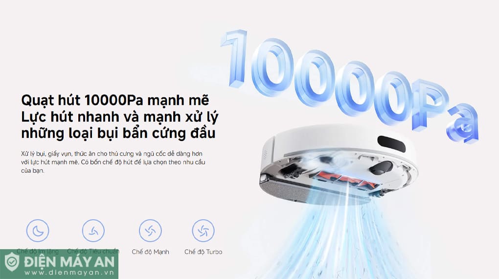 Robot hút bụi lau nhà Xiaomi Vacuum H40 BHR07XBEU